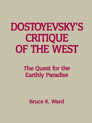 cover image of Dostoyevsky's Critique of the West